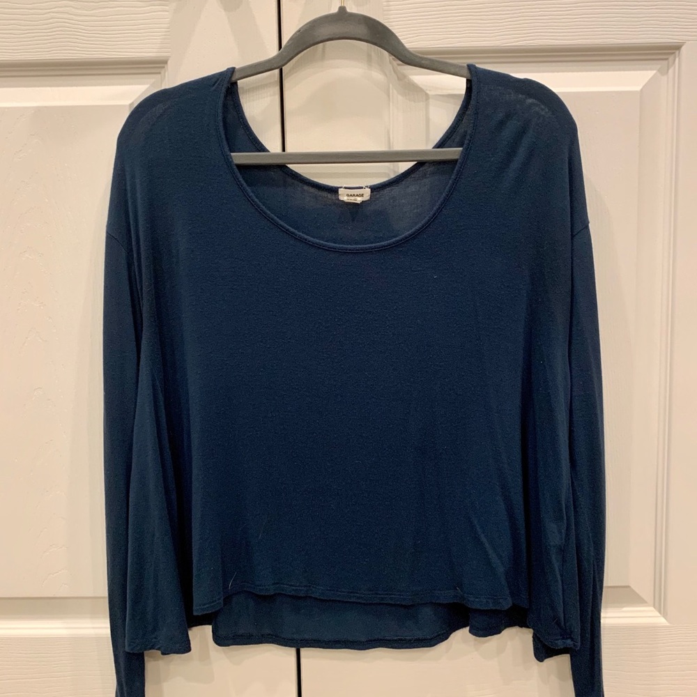 Garage Long Sleeve Navy Blue Long Sleeve